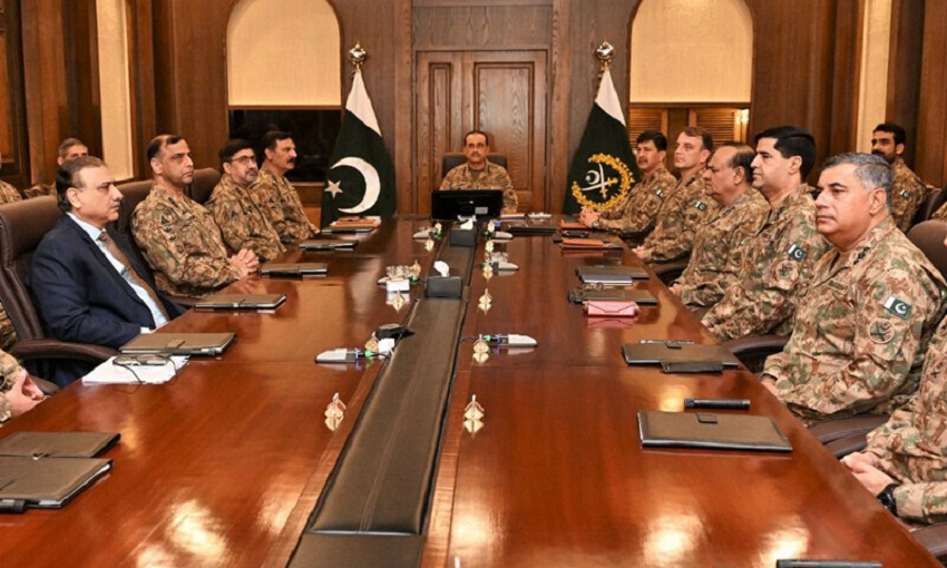 جنگ مسلط کرنے کا جواب دیا جائے گا، کورکمانڈرز کانفرنس