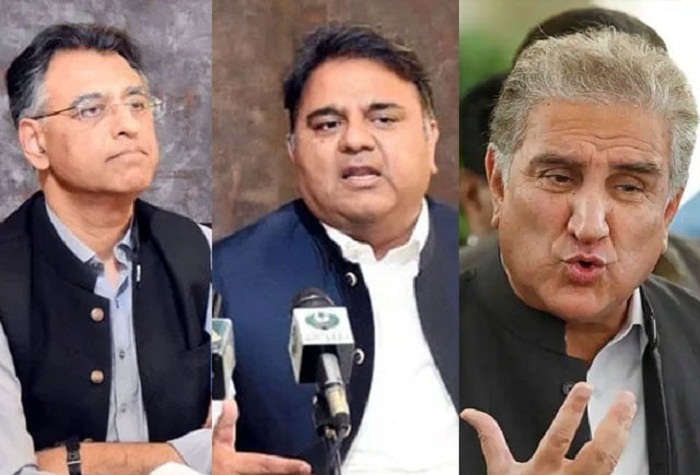 شاہ محمود قریشی، اسد عمر، فواد چوہدری کو اڈیالہ جیل بھیج دیا گیا