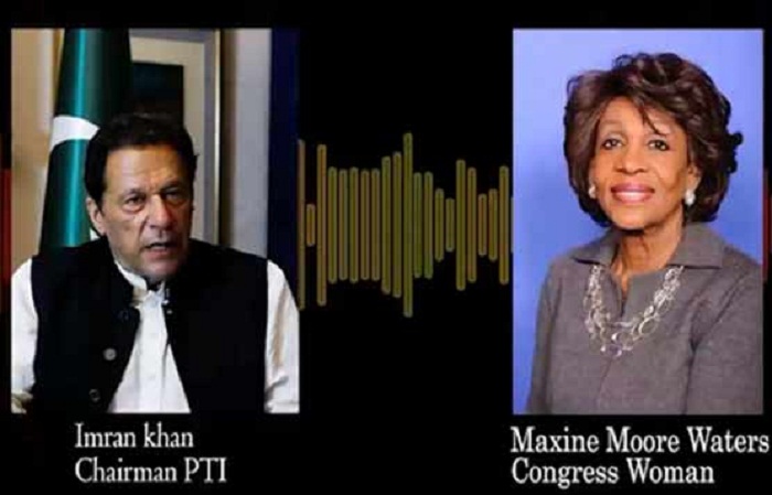 عمران خان کی امریکی کانگریس خاتون سے مدد مانگنے کی آڈیو لیک
