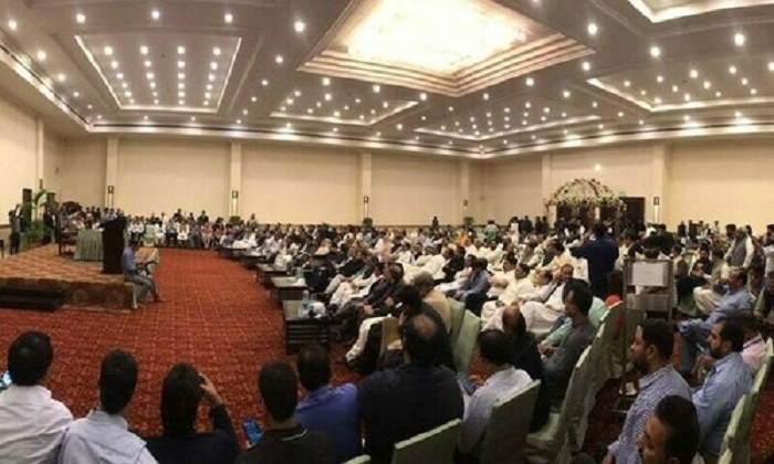 متحدہ اپوزیشن کا علامتی اجلاس، حمزہ شہباز وزیراعلیٰ منتخب