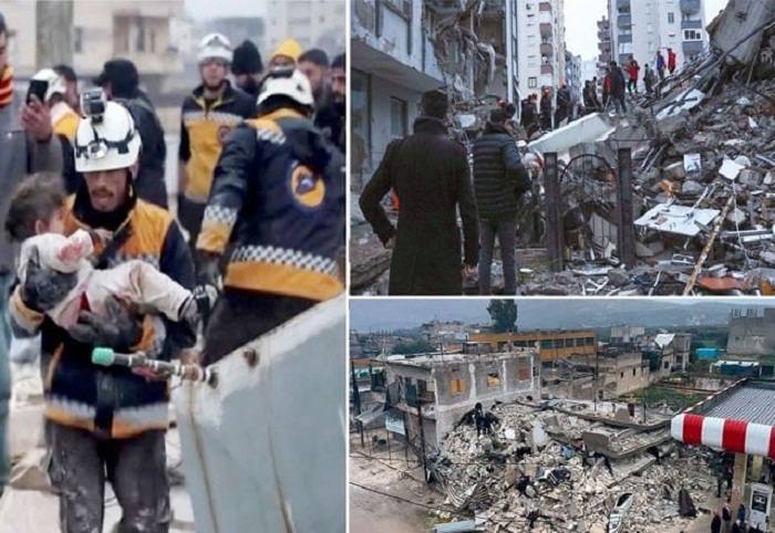 ترکیہ اور شام میں زلزلہ،2 ہزار 300 افراد جاں بحق